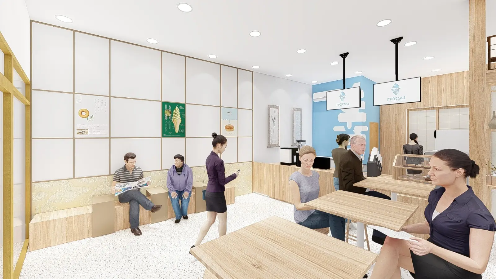 Desain 3D Kemitraan Natsu Coffee 2